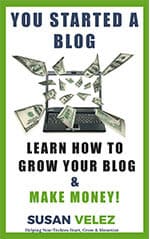 You started a blog now what cover
