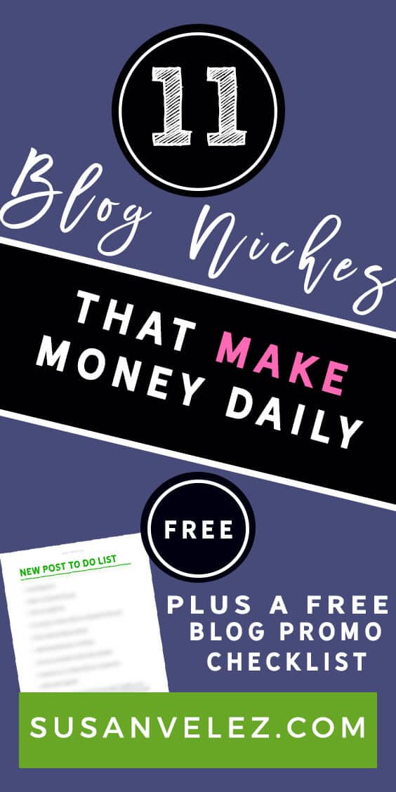 11 Blog Niches That Drive Good Traffic and Make Money