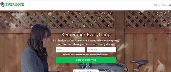 Evernote blogging tools