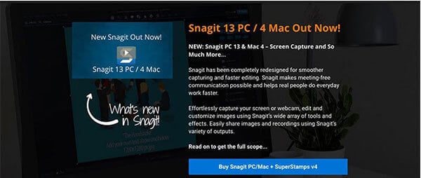 Snagit blogging tools