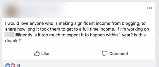 how long to make money Facebook